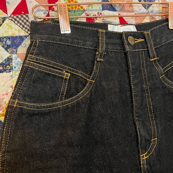 80s vintage DEB denim skirt - Picture 3 of 5